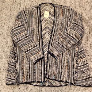 NWT Lucky Brand Fringe Cardigan